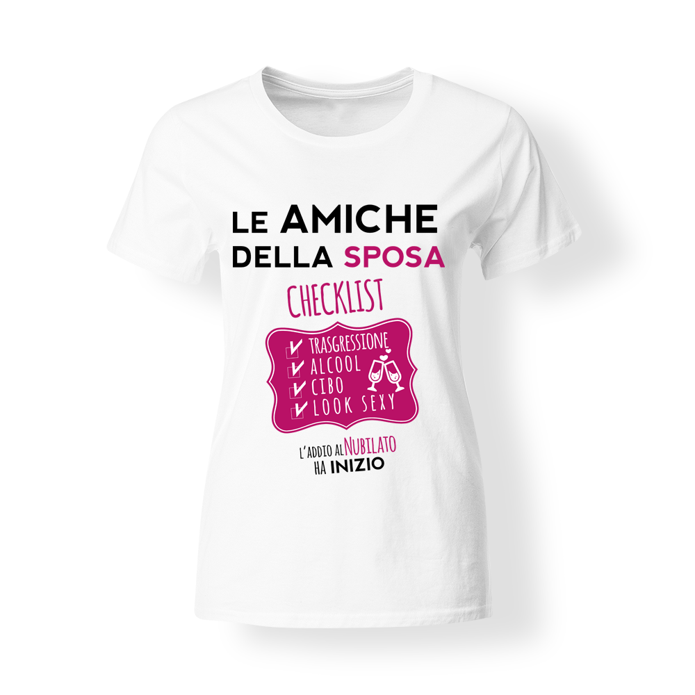Overthetee T-shirt Addio Al Nubilato "La Caccia è Ufficialmente Chiusa" - Maglietta Sposa Simpatica In Cotone